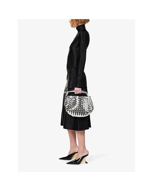 Jil Sander Black Turtleneck Slim-fit Stretch-woven Mini Dress