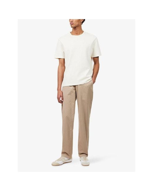 PAIGE Natural Eberton Cotton Trousers for men