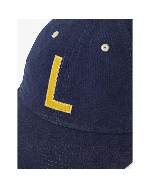 Polo Ralph Lauren Blue Run L Logo Cotton Cap for men