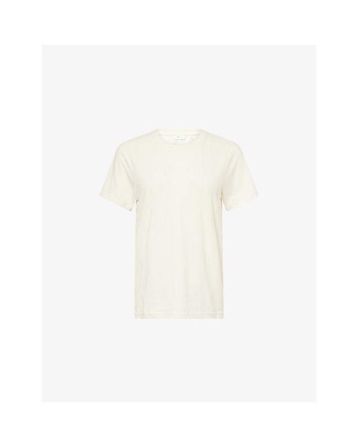 Skall Studio White Andy Round-Neck Cotton-Jersey T-Shirt