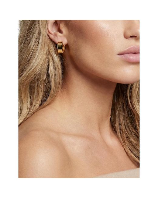 Sif Jakobs Metallic Como 18Ct-Plated Sterling Hoop Earrings