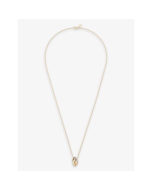 Cartier White Trinity 18Ct, Rose And- Pendant Necklace