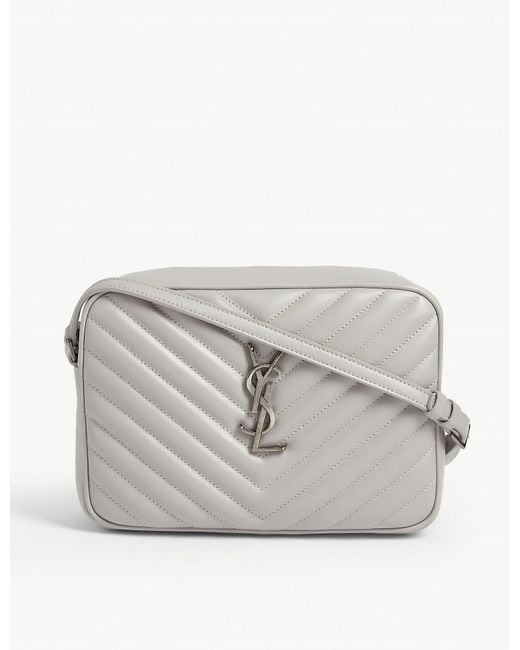 Saint Laurent Lou Camera Bag in Gray