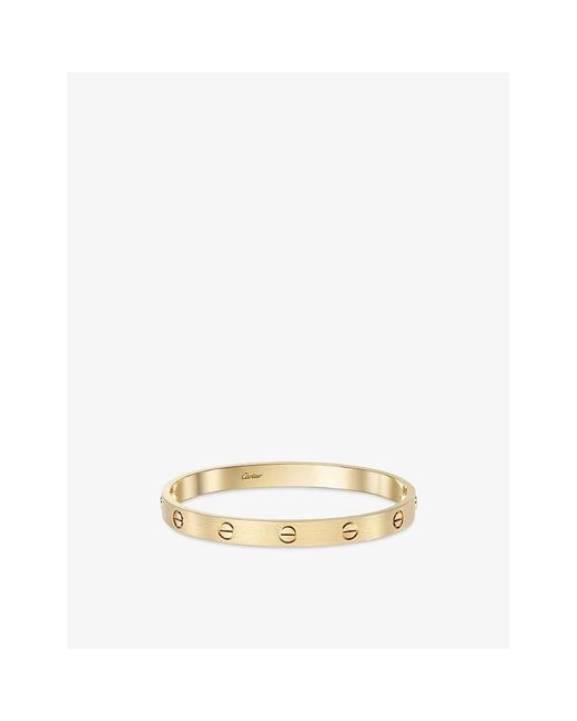 Cartier Natural Love Classic Brushed 18Ct- Bracelet