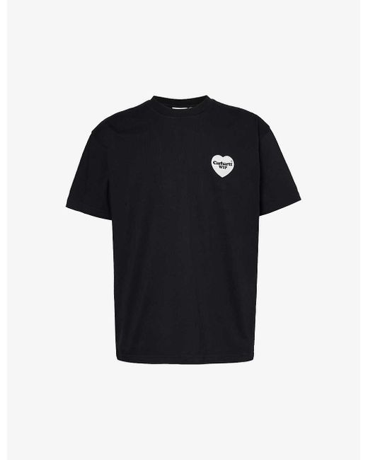 Carhartt Black Heart Band Brand-print Organic Cotton-jersey T-shirt X for men
