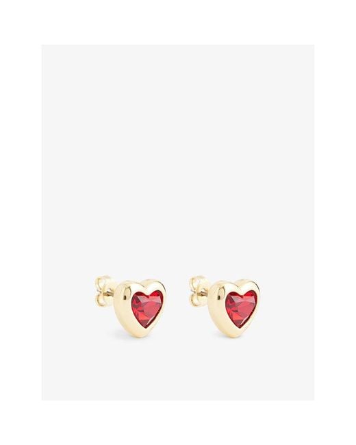 Coach 2024 heart earrings
