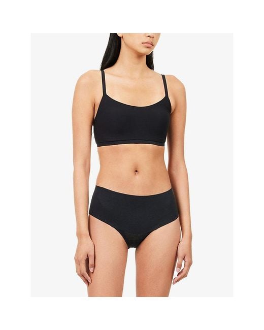 Spanx Blue Supersmooth Undie-Tectable Stretch-Woven Briefs