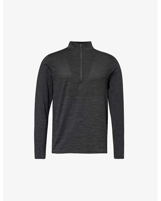 lululemon athletica Blue Metal Vent Tech Half-zip Recycled Polyester-blend Sweatshirt X for men
