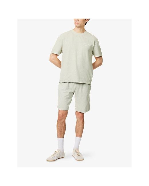 Eleventy Natural Patch-Pocket Relaxed-Fit Cotton Sweat Shorts for men