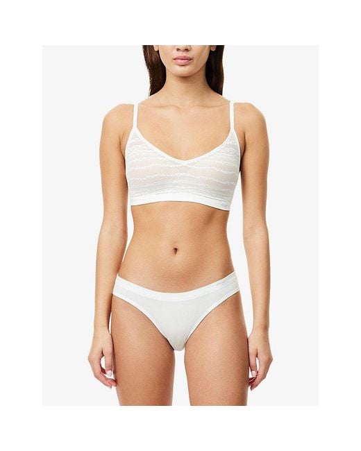 Sloggi White Free Evolve Mini Stretch-Woven Brief