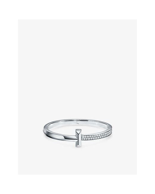 Tiffany & Co White T1 18Ct- And 2.18Ct Round Brilliant-Cut Diamond Bracelet