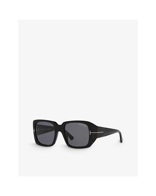 Tom Ford Black Tr001641 Ryder Square-frame Acetate Sunglasses