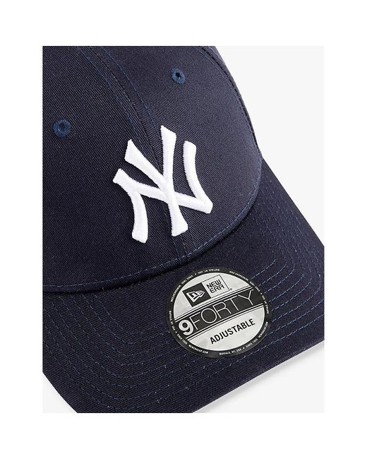KTZ Blue Vy 9forty New York Yankees Cotton Cap for men