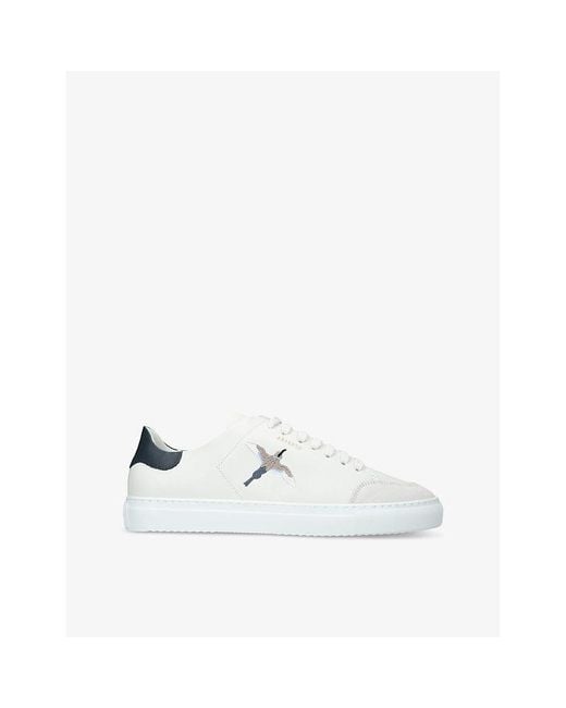 Axel Arigato White Clean 90 Bee Bird Leather Low-Top Trainers for men