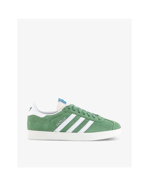 Adidas Green Gazelle Low-top Suede Trainers