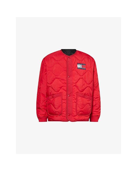 Tommy Hilfiger Red The Apxgp Collection Reversible Quilted Liner Jacket for men