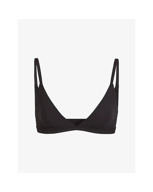 Skims Black Fits Everybody Triangle Bralette