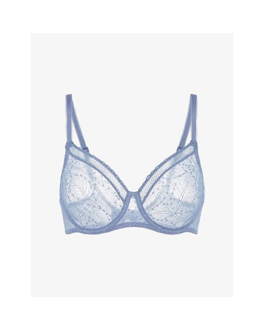 Simone Perele Black Comete Underwire Stretch-Lace And Mesh Bra