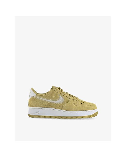 Nike Green Air Force 1 Lv8 Suede Low-Top Trainers for men