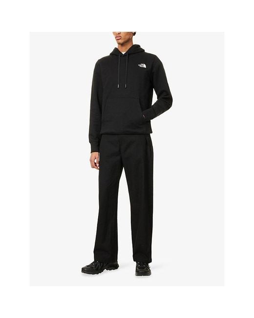 The North Face Black Logo-Print Energy Cotton Hoodie for men