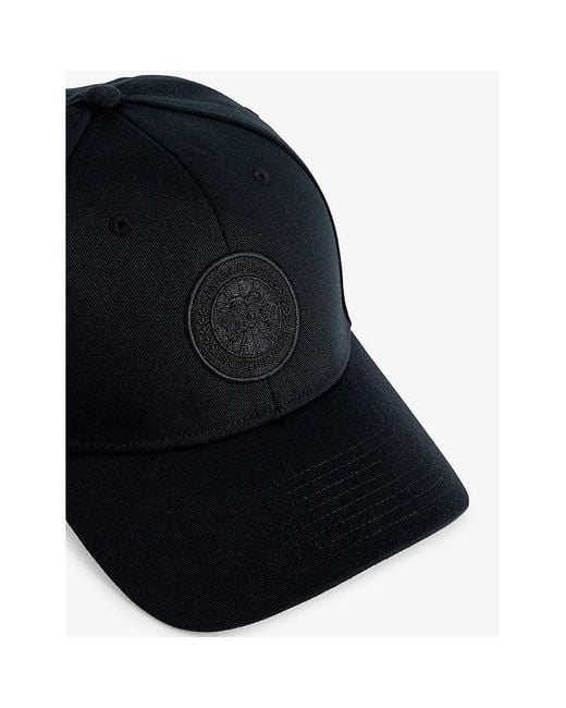 Canada Goose Blue Brand-embroidered Woven Cap