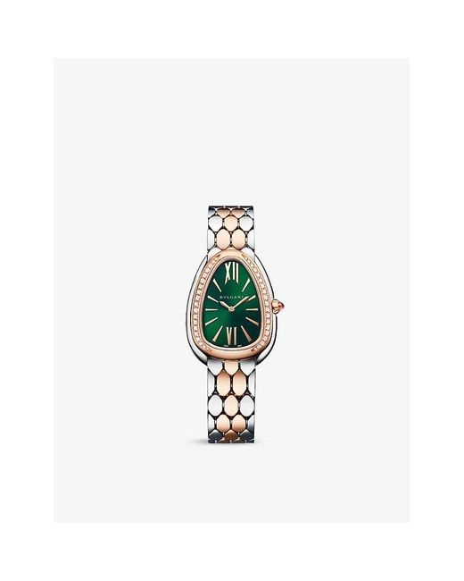 Bvlgari green outlet watch