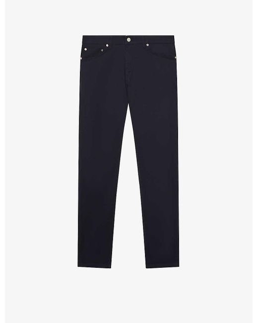 Reiss Kalkan Slim-fit Stretch-denim Jeans in Blue for Men | Lyst
