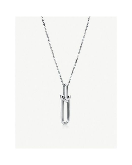 Tiffany & Co Metallic Tiffany Hardwear Link Sterling-silver Necklace