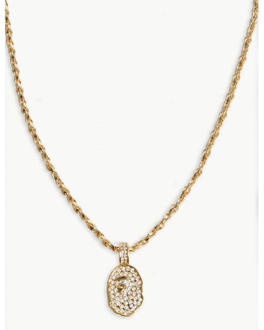 Bape clearance rhinestone necklace
