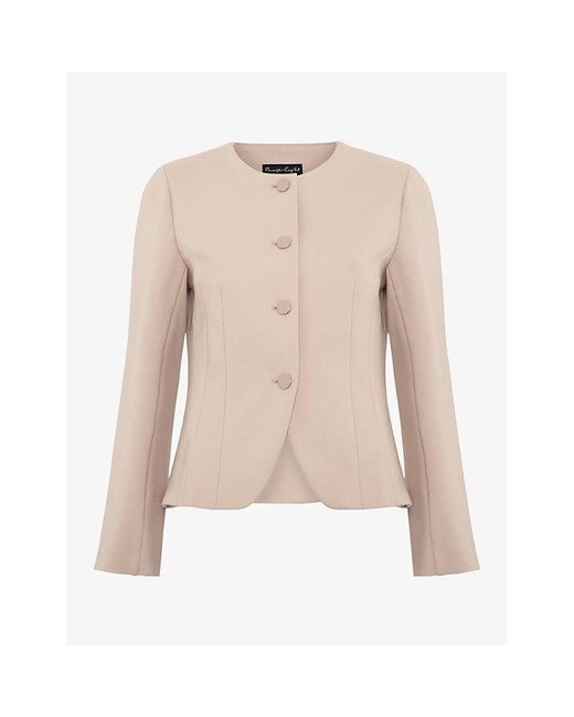 Phase Eight Natural Carla Ponte Woven Jacket
