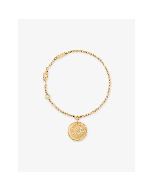 Van Cleef & Arpels Metallic Zodiaque Medal Scorpio 18Ct- Bracelet