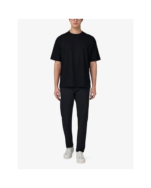 Boggi Blue S-Cafè Relaxed-Fit Stretch Cotton-Blend T-Shirt for men