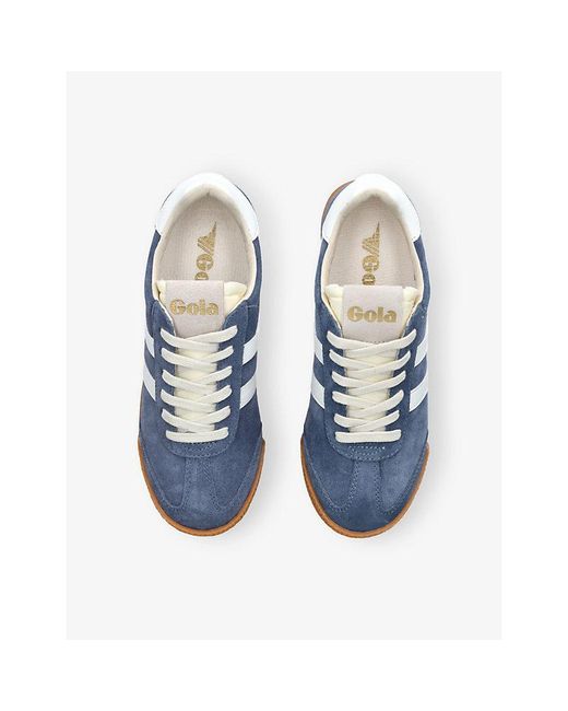 Gola Blue Elan Suede Trainers