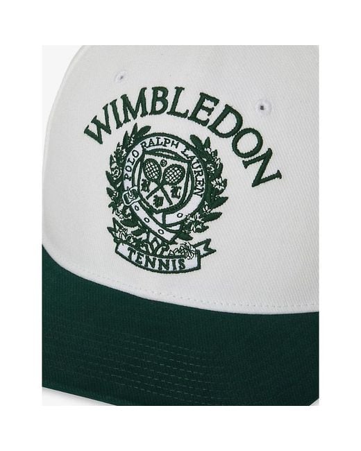 Polo Ralph Lauren Multicolor X Wimbledon Embroidered Cotton Cap for men