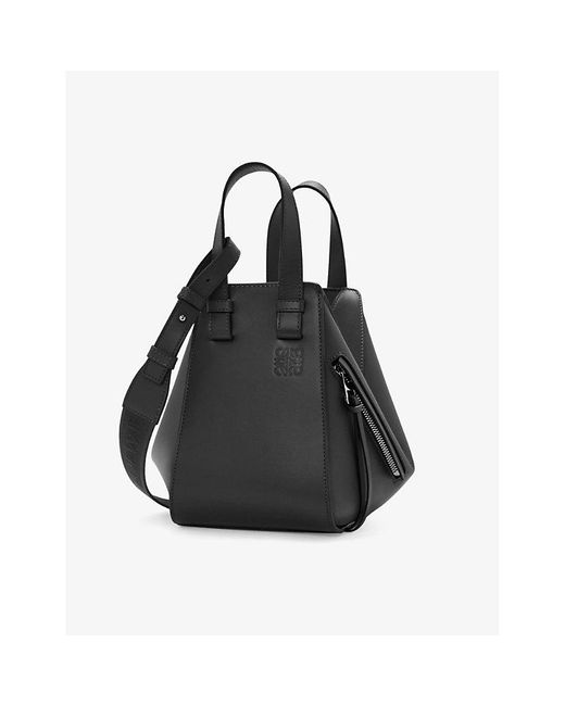 Loewe Black Hammock Compact Leather Shoulder Bag