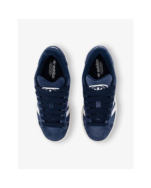 Adidas Blue Campus 00S Suede Low-Top Trainers