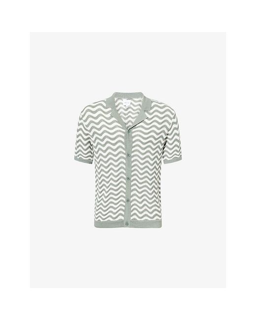 Raith Multicolor Serenita Graphic-Pattern Knit Shirt for men