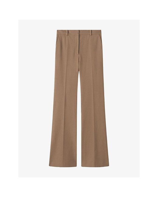 Joseph Brown Tafira Gabardine Stretch-Woven Trousers