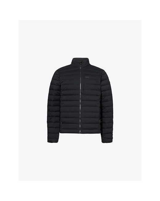 vuori Black Steadfast Insulated High-Neck Shell Jacket for men