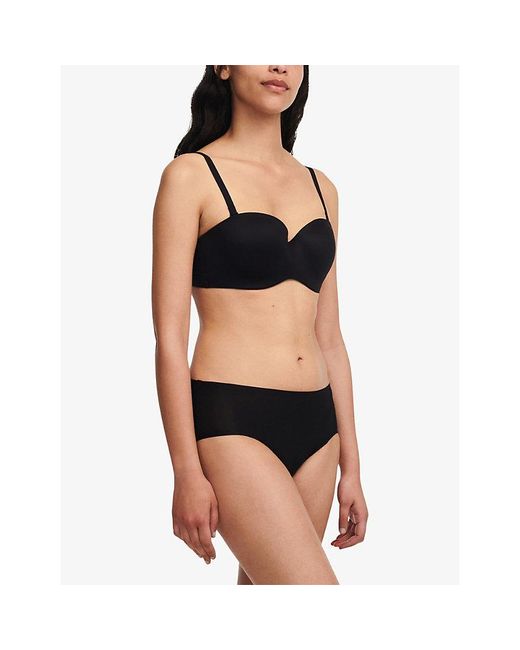 Chantelle Black Norah Smooth Strapless T-Shirt Bra