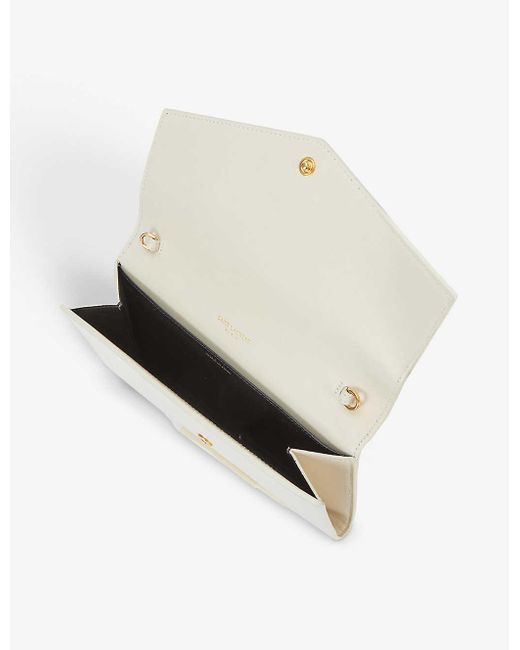 saint laurent uptown wallet on chain