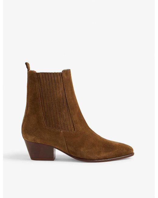 olive green suede ankle boots