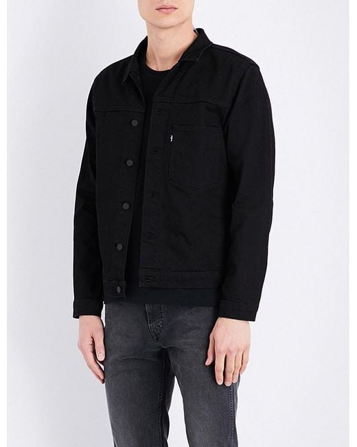 Levi's Line 8 Denim Jacket in Black for Men | Lyst