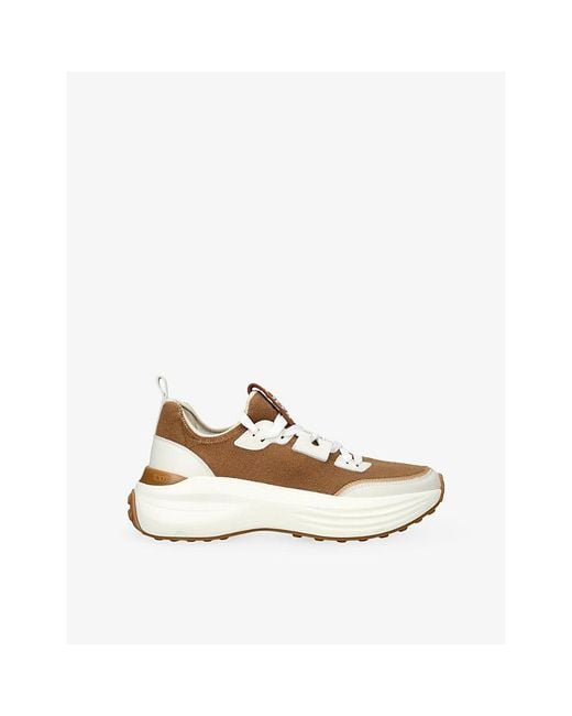 Tod's White Sportiva 81L Stretch-Knit Trainers