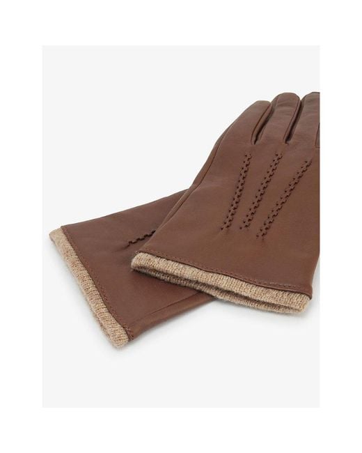 Dents Brown Lorraine Leather Gloves