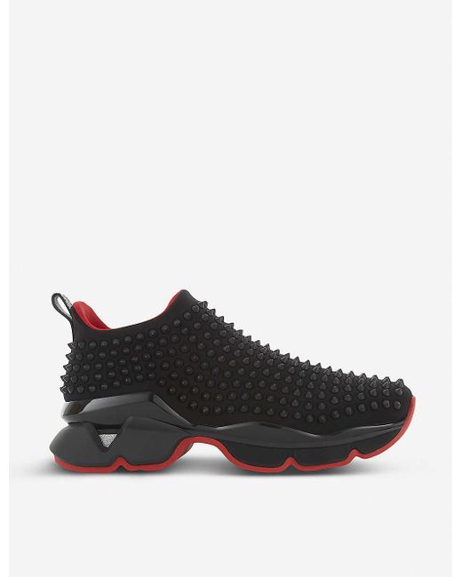 Christian Louboutin Spike-sock 30 Neoprene in Black for Men | Lyst