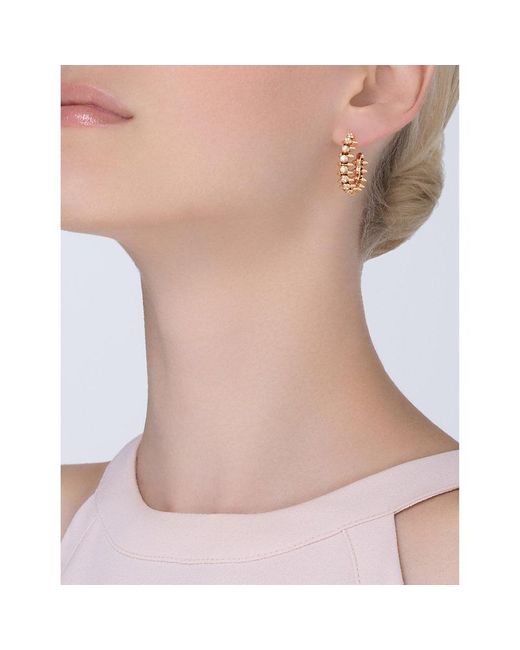 Cartier Clash De 18ct Rose-gold And 0.41ct Brilliant-cut Diamond Earrings  in White | Lyst UK