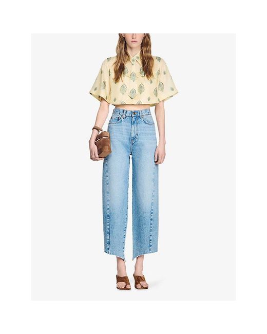 Sandro Metallic Womens Sandro