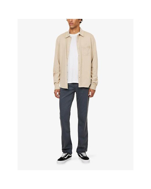 PAIGE Blue Federal Slim Straight-Leg Denim Jeans for men