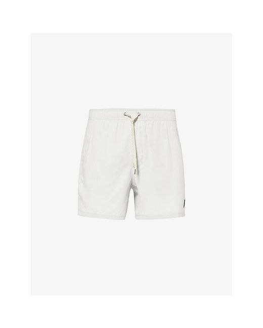 vuori White Kore Elasticated-waist Regular-fit Stretch-recycled-polyester Blend Shorts for men